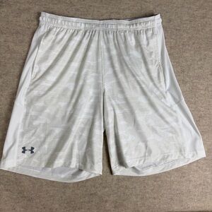 Under Armour Heat Gear Men's White Athletic Shorts - Size XL NWT